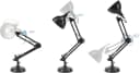 BRUBAKER Schreibtischlampe Tischlampe mit höhenverstellbarem Gelenk-Arm - Schwarz Bild 1