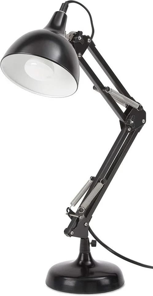 BRUBAKER Schreibtischlampe Tischlampe mit höhenverstellbarem Gelenk-Arm - Schwarz - Bild 2