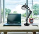 BRUBAKER Schreibtischlampe Tischlampe mit höhenverstellbarem Gelenk-Arm - Schwarz Bild 3