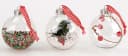 BRUBAKER Weihnachtsbaumkugel Set 12 St. Acryl mit Juteaufhängern Bild 1