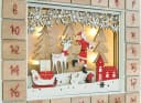 BRUBAKER Adventskalender aus Holz mit LED-Beleuchtung Bild 1