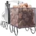 BRUBAKER Weinflaschenhalter Lokomotive Metall mit Korkenbox Bild 5