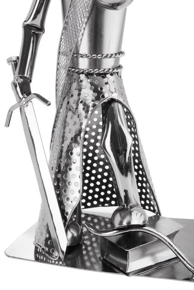 BRUBAKER Weinflaschenhalter Justitia mit Schlange Metall - Bild 5