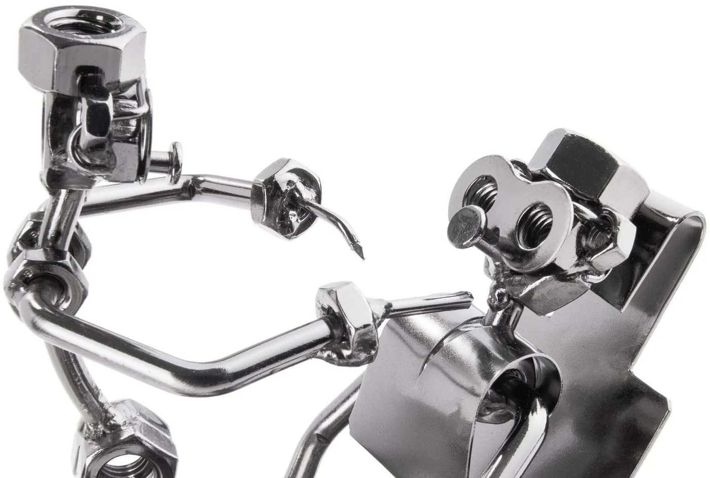 BRUBAKER Dekofigur Metallskulptur Schraubenmännchen Zahnarzt - Bild 4