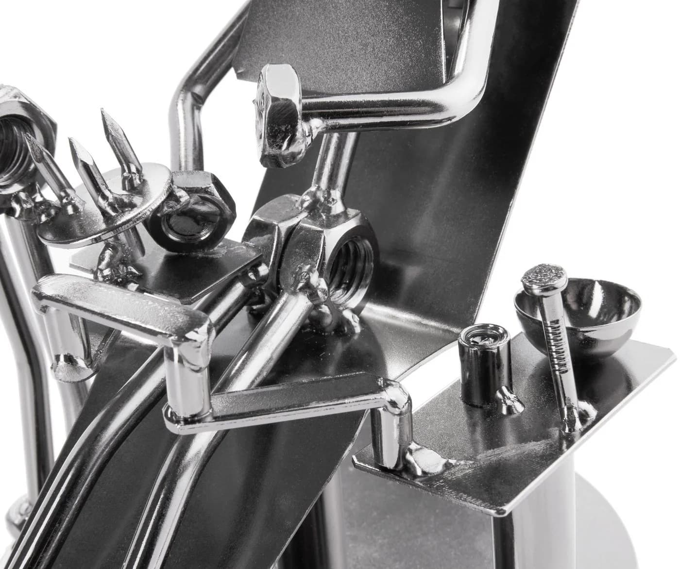 BRUBAKER Dekofigur Metallskulptur Schraubenmännchen Zahnarzt - Bild 5
