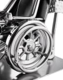BRUBAKER Dekofigur Schraubenmännchen Pflegerin mit Rollstuhlfahrer Metallfigur Bild 5