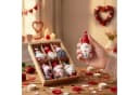 BRUBAKER Christbaumschmuck Herz Zwerge Holz Strick 6-tlg. Dekoration Bild 1