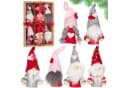 BRUBAKER Christbaumschmuck Herz Zwerge Holz Strick 6-tlg. Dekoration Bild 2