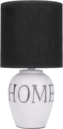 BRUBAKER Nachttischlampe Home Tischlampe Keramikfuß Stoffschirm Bild 4