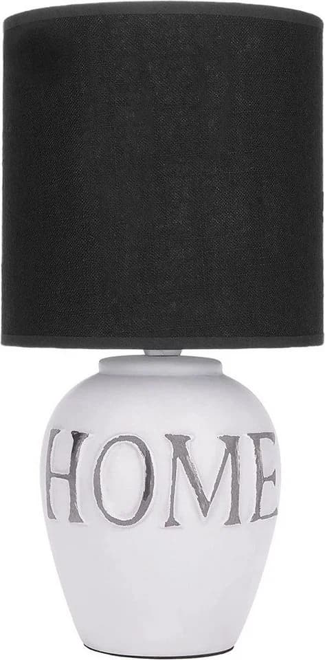 BRUBAKER Nachttischlampe Home Tischlampe Keramikfuß Stoffschirm - Bild 4