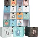 BRUBAKER befüllbarer Adventskalender Blau 24 Türchen Pappe Bild 5