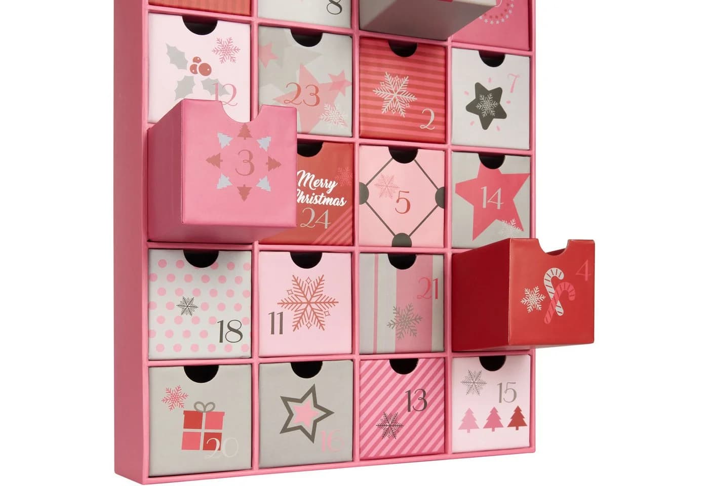 BRUBAKER Adventskalender DIY Rosa Pink 24 Türchen - Bild 3