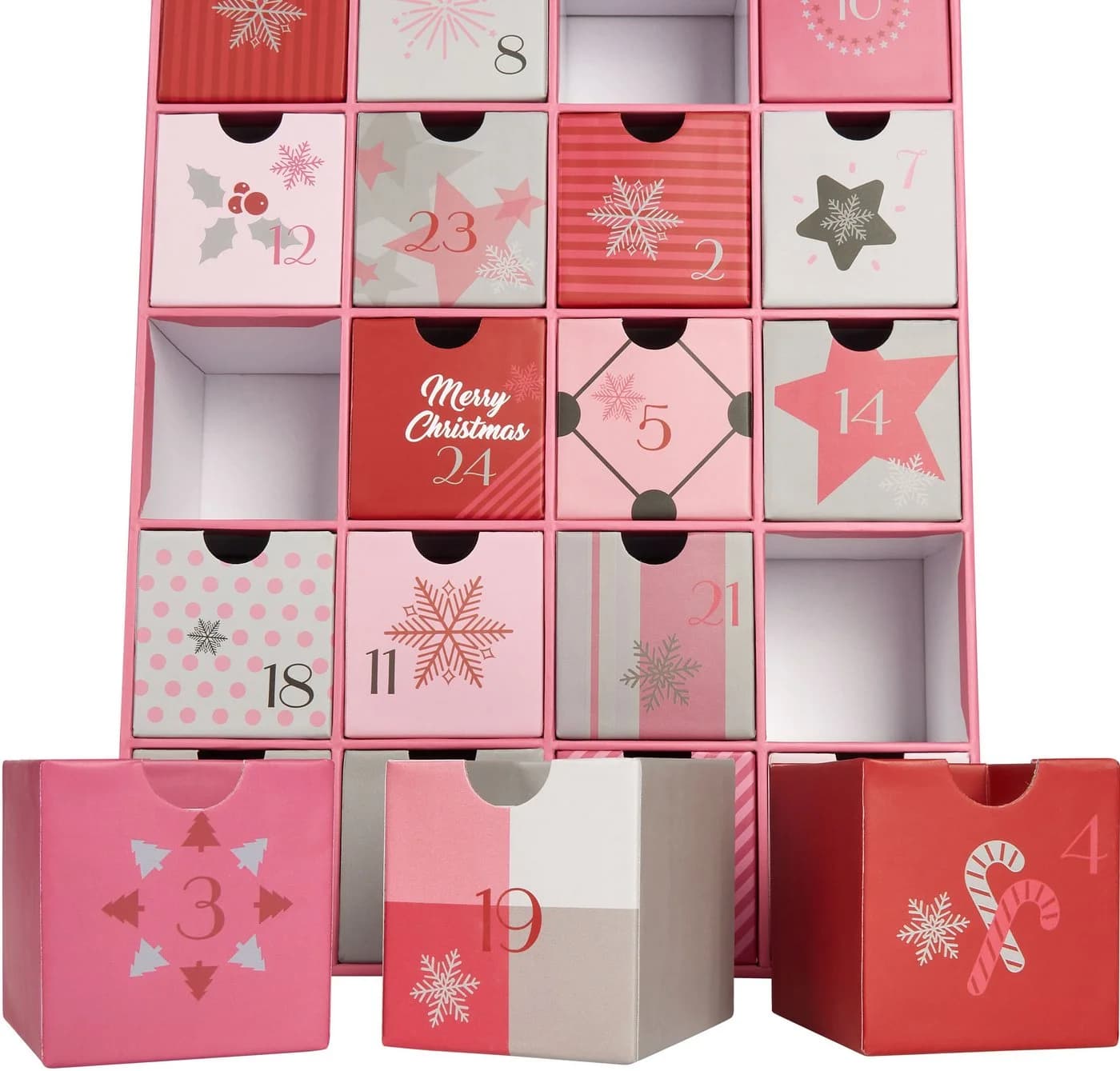 BRUBAKER Adventskalender DIY Rosa Pink 24 Türchen - Bild 5