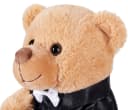 BRUBAKER Kuscheltier Teddybär Hochzeitspaar Schwarz/Weiß 25 cm Bild 4