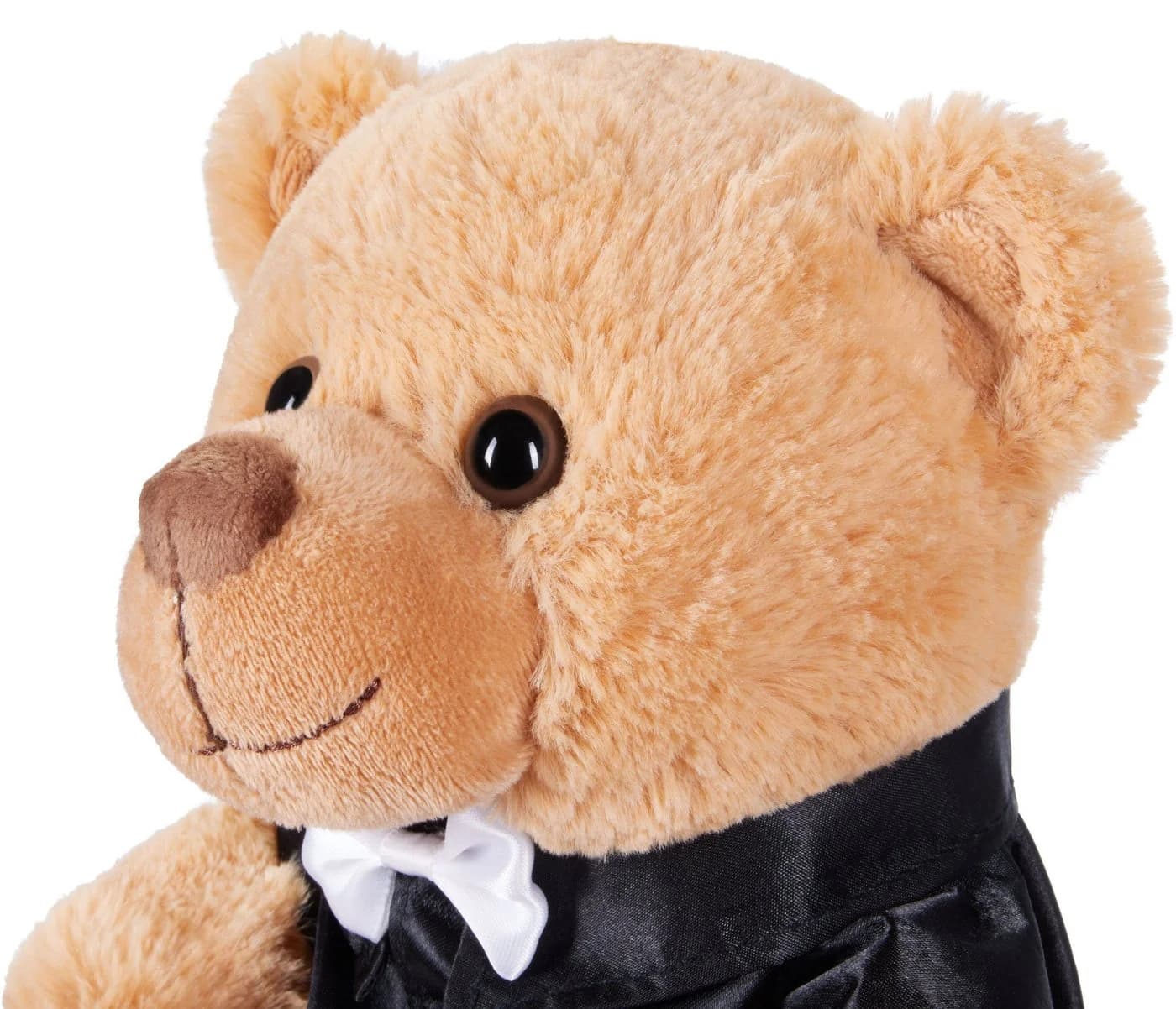 BRUBAKER Kuscheltier Teddybär Hochzeitspaar Schwarz/Weiß 25 cm - Bild 4