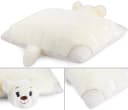 BRUBAKER Kuscheltier Kissen Bär 2-in-1 Plüschkissen Beige Bild 5