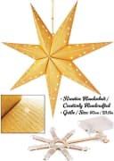 BRUBAKER 3D Adventsstern 60 cm Gold mit LED & Timer Bild 3