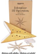 BRUBAKER 3D Adventsstern 60 cm Gold mit LED & Timer Bild 4