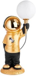 BRUBAKER LED Nachttischlampe Astronaut Gold/Schwarz Bild 3