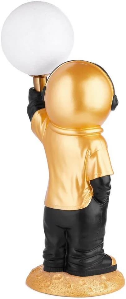 BRUBAKER LED Nachttischlampe Astronaut Gold/Schwarz - Bild 4