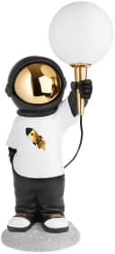 BRUBAKER LED Nachttischlampe Astronaut Gold/Schwarz USB-C Bild 3