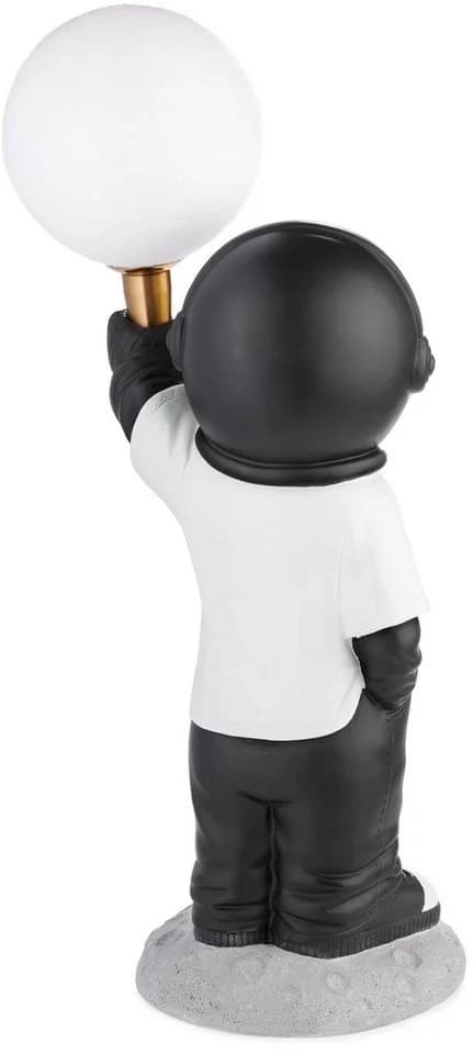 BRUBAKER LED Nachttischlampe Astronaut Gold/Schwarz USB-C - Bild 4