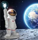 BRUBAKER Nachttischlampe Astronaut USB-C E27 Weiß Bild 1