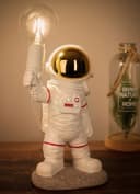 BRUBAKER Nachttischlampe Astronaut USB-C E27 Weiß Bild 2