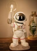BRUBAKER Astronauten Tischlampe 40 cm Weltraum Nachttischlampe Bild 2