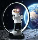 BRUBAKER LED Tischleuchte Astronaut Weiß/Schwarz/Gold Bild 1