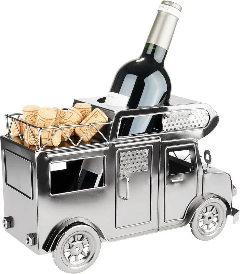 BRUBAKER Weinflaschenhalter Wohnmobil Metall Camping Geschenk für Camper - Bild 3