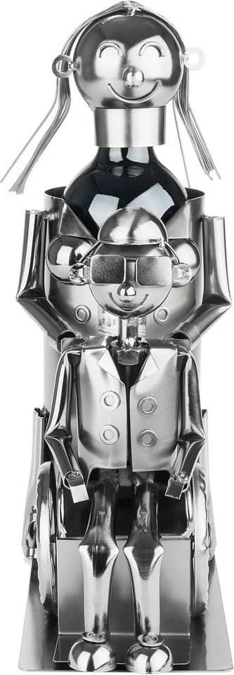 BRUBAKER Weinflaschenhalter Metall Skulptur Rollstuhl 1-St. - Bild 5