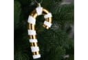 BRUBAKER Christbaumschmuck Zuckerstangen 6-tlg. Gold/Rot/Weiß Glitzer Bild 1