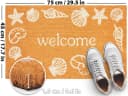BRUBAKER Fußmatte Welcome Braun Maritim Design Bild 5