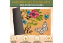BRUBAKER Fußmatte Blumen und Pflanzen - 45 x 75 cm - Wetterfest und Rutschfest Bild 1