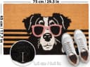 Fußmatte Hund mit Sonnenbrille aus Kokosfasern Bild 5