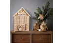 BRUBAKER befüllbarer Adventskalender 40 cm Holz LED Beleuchtung Bild 4