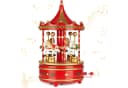 BRUBAKER Spieluhr Holz Nostalgie Karussell Jingle Bells Bild 2