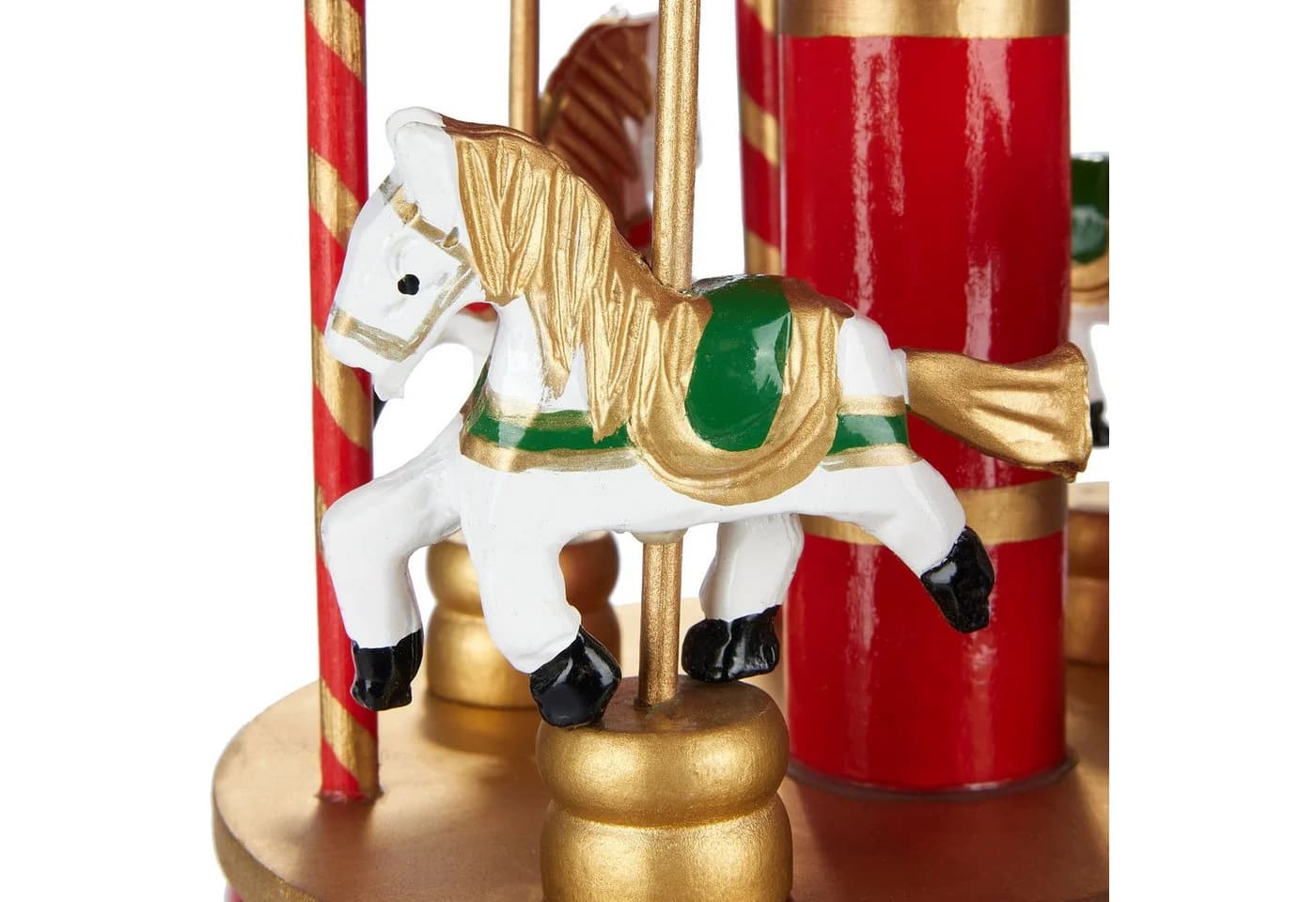 BRUBAKER Spieluhr Holz Nostalgie Karussell Jingle Bells - Bild 3