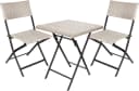 BRUBAKER Balkonset Lugano Polyrattan Wetterfest Klappbar Bild 2
