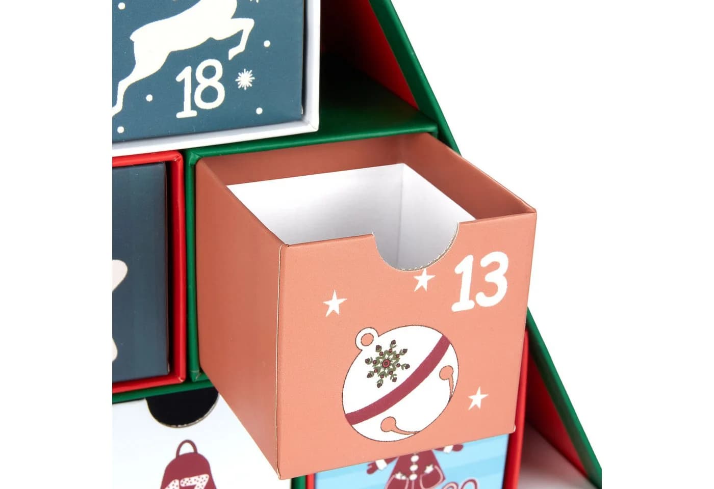 BRUBAKER befüllbarer Adventskalender Tannenbaum Grün Bunt - Bild 5