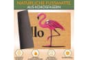 BRUBAKER Fußmatte Hello Flamingo Braun Rosa Rutschfest Bild 1
