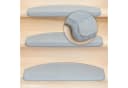 Metzker® Stufenmatte Vorwerk Uni Velours Grau Halbrund 15er Set Bild 3