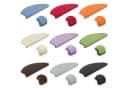 Metzker® Stufenmatte Vorwerk Uni Velours Grau Halbrund 15er Set Bild 5
