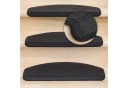 Metzker Stufenmatte Vorwerk Uni Velours Anthrazit Halbrund 15er Set Bild 3