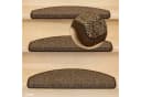 Metzker® Stufenmatte Rambo Halbrund 15er Set Braun Bild 1