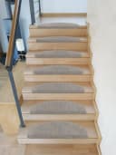 Metzker® Stufenmatte Pegasus Halbrund 15er Set Hellgrau Bild 1