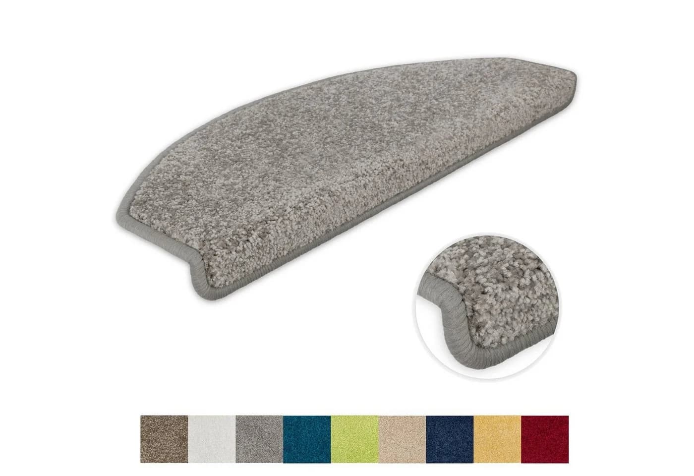 Metzker® Stufenmatte Pegasus Halbrund 15er Set Hellgrau - Bild 4