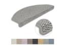Metzker Stufenmatte Göteborg Halbrund Grau Sisal-Optik 15er Set Bild 2