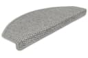 Metzker Stufenmatte Göteborg Halbrund Grau Sisal-Optik 15er Set Bild 4